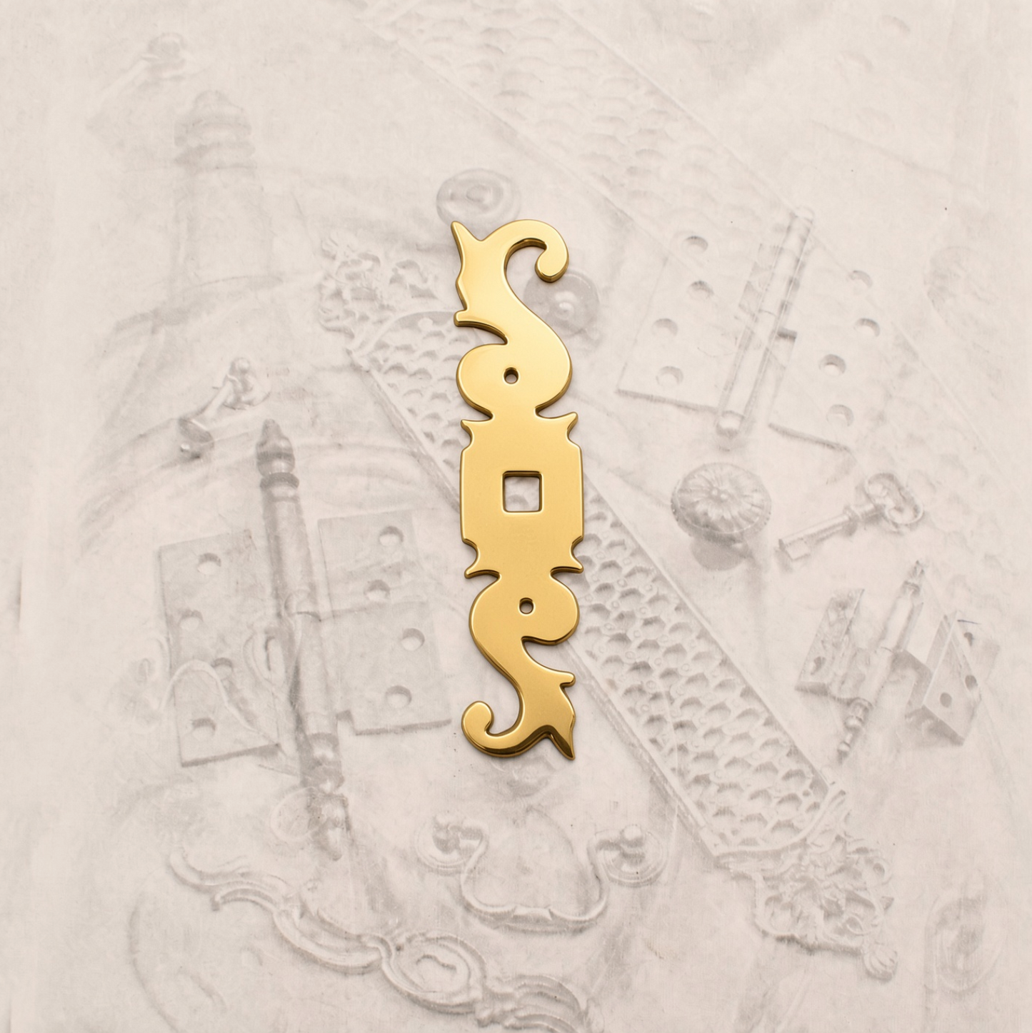 08.1277.2 BRASS ESCUTCHEON