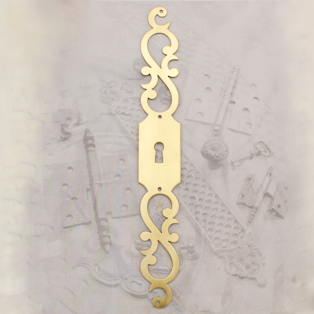 08.6.0252 & 08.6.0402 BRASS ESCUTCHEONS