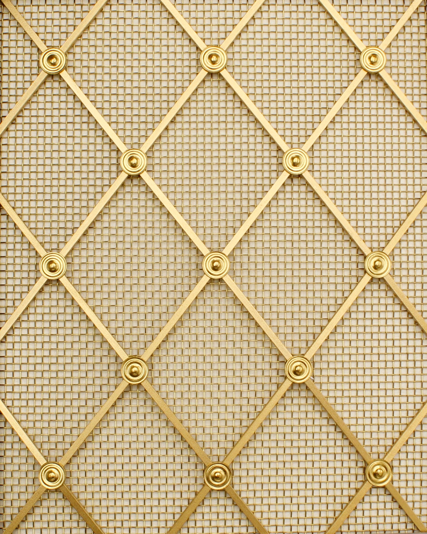 2-1/8" DIAMOND GRILLE ALL JOINT PLAIN ROSETTE COURSE MESH
