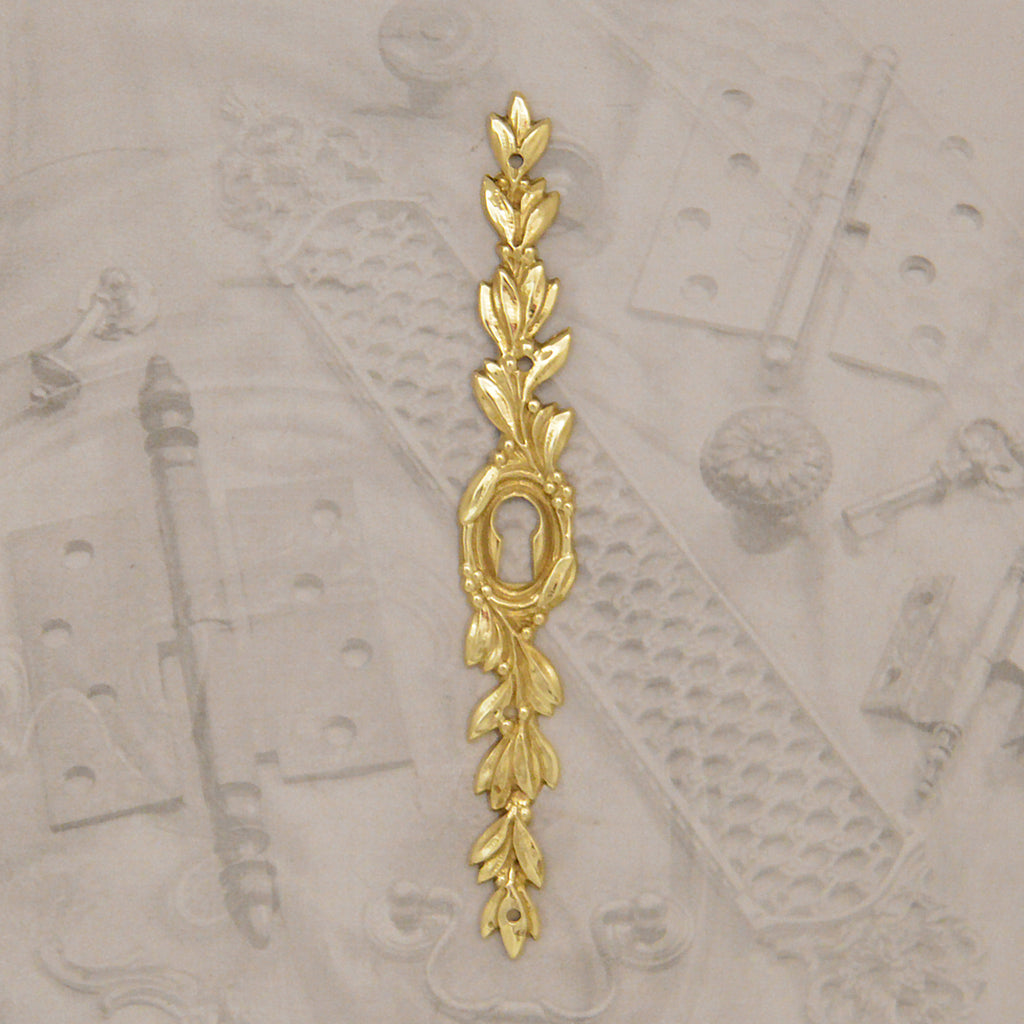 08.268 LOUIS XVI BRASS ESCUTCHEON