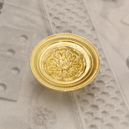 Empire brass french knob