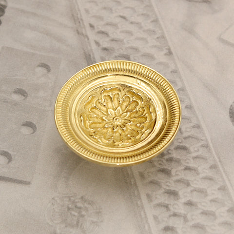 Empire brass french knob