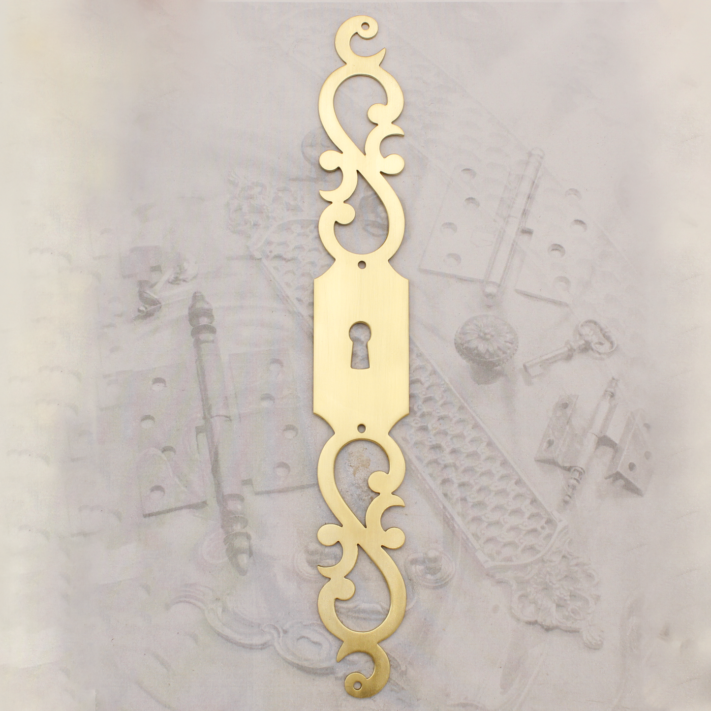 08.6.0252 & 08.6.0402 BRASS ESCUTCHEONS