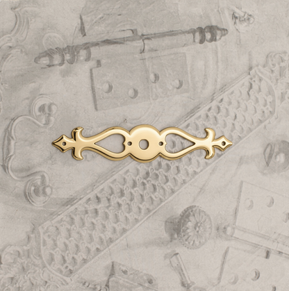 08.9877.9 BRASS RD HOLE ESCUTCHEON