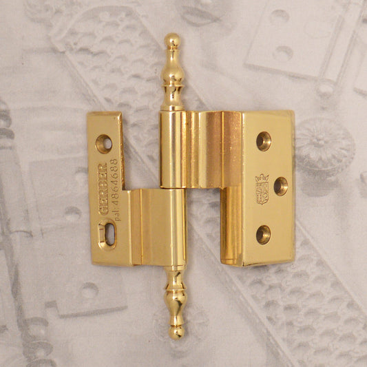 Decorative hardware hinge finials