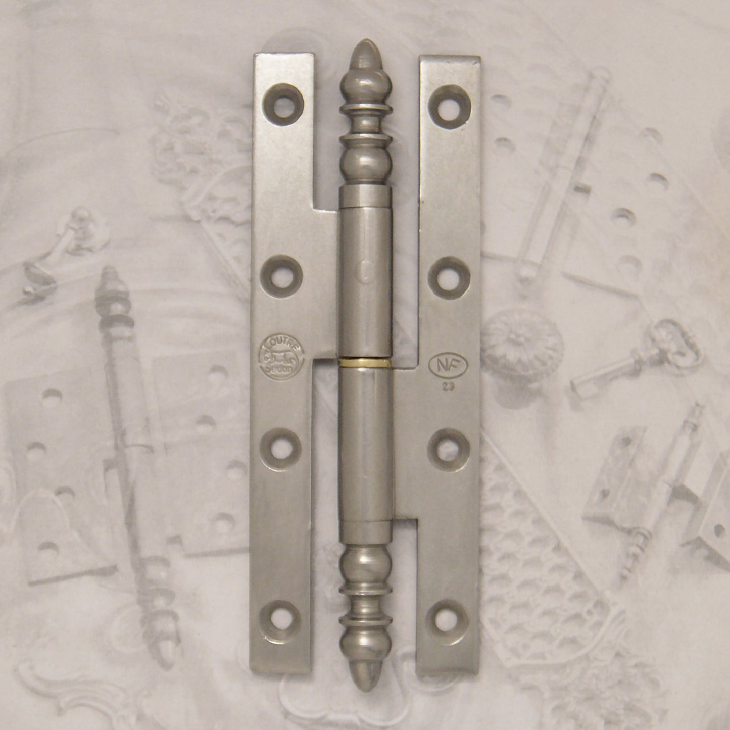 02.0103 FULL MORTISED INSET IRON HINGE