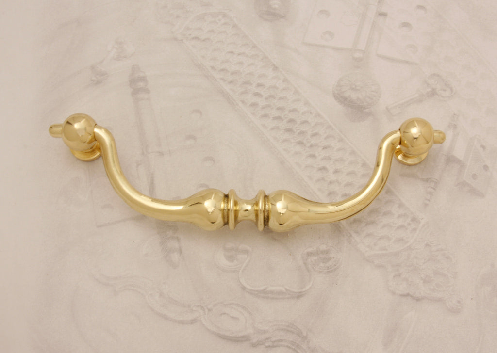 solid brass decorative hardware bail pull