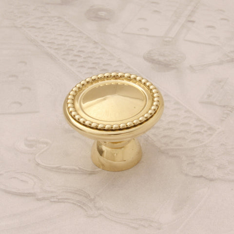 06.62 BEADED BRASS KNOB