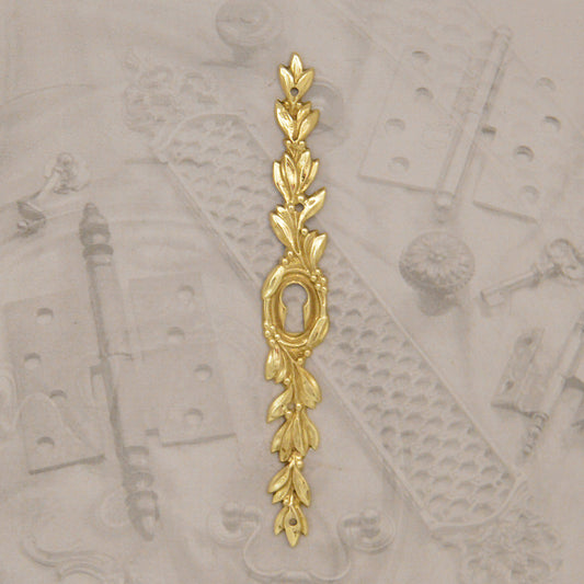 08.268 LOUIS XVI BRASS ESCUTCHEON